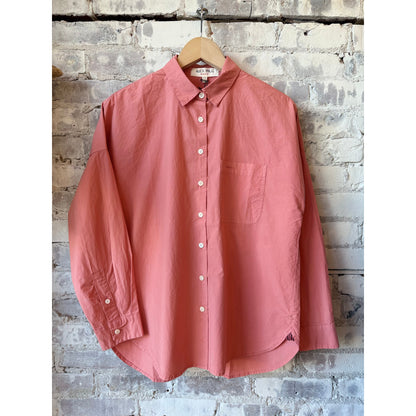 Jo Shirt in Cotton Poplin - Tulip - DUNE + SALT