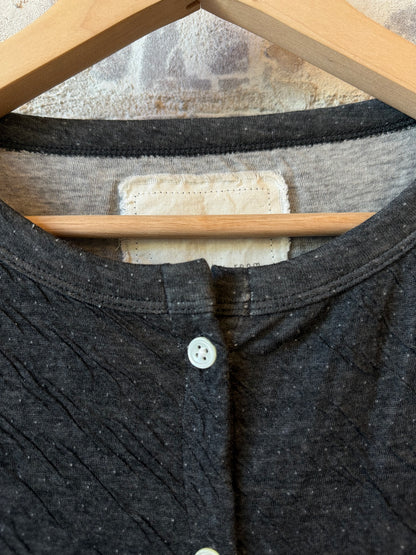 Melange Double-Face Cardigan - Heather Charcoal