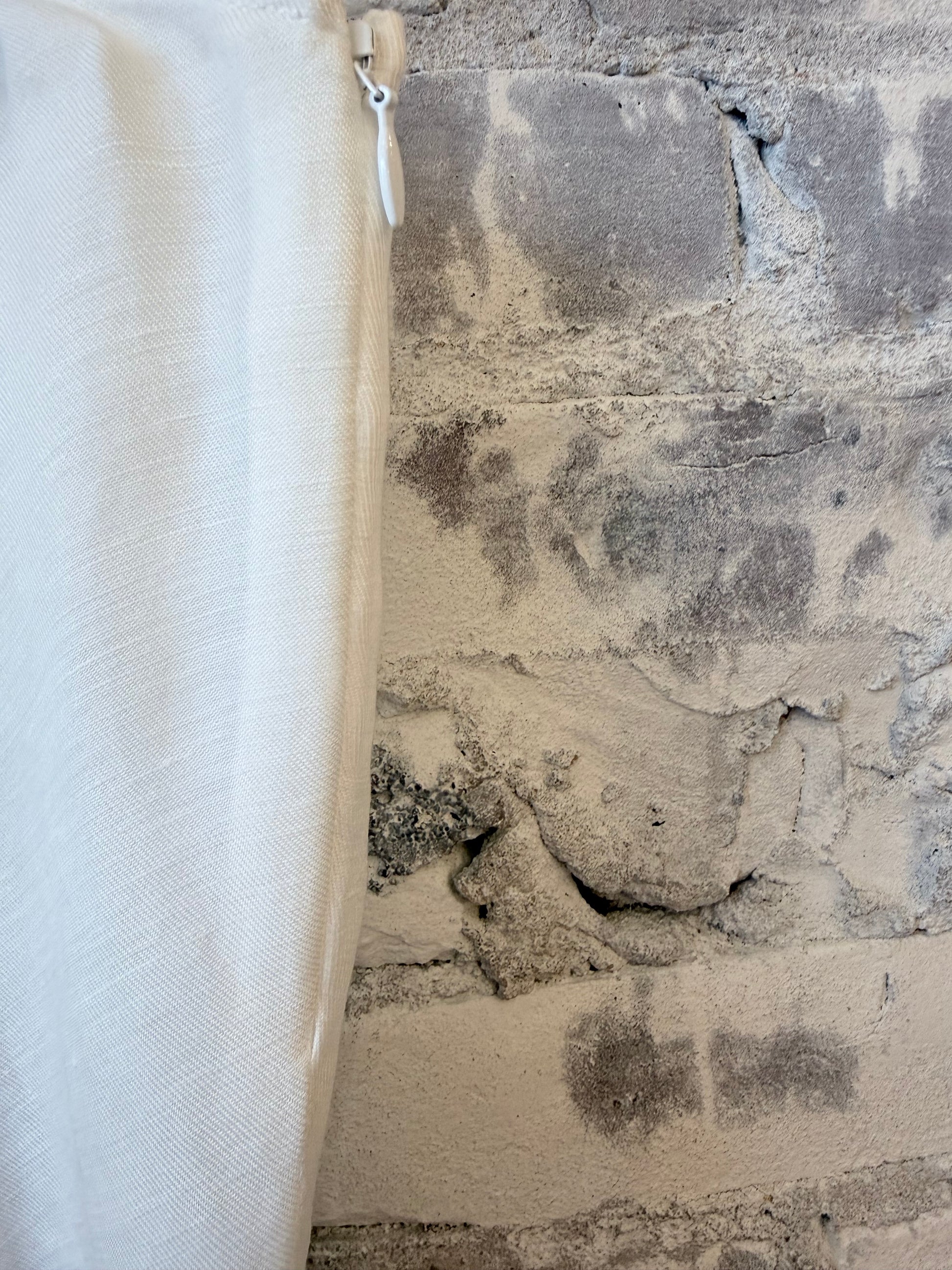 Greek Linen Skirt - White - DUNE + SALT