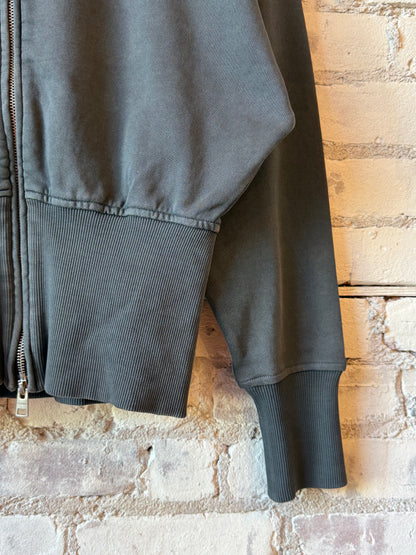 Closed Women's Zipped Sweat Jacket - Black Dim Gray