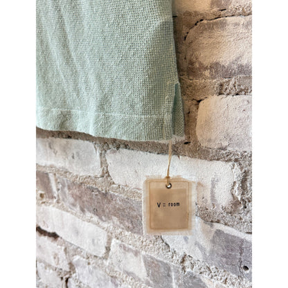 Hemp Pique SS Crew - Dusty Mint - DUNE + SALT