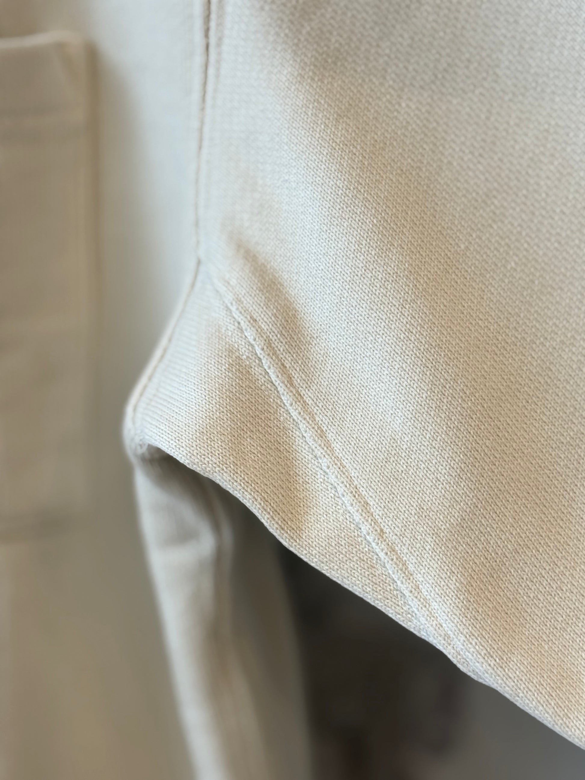 Authentic Fleece Polo Collared Half-Zip Cotton Sweatshirt - Nature - DUNE + SALT