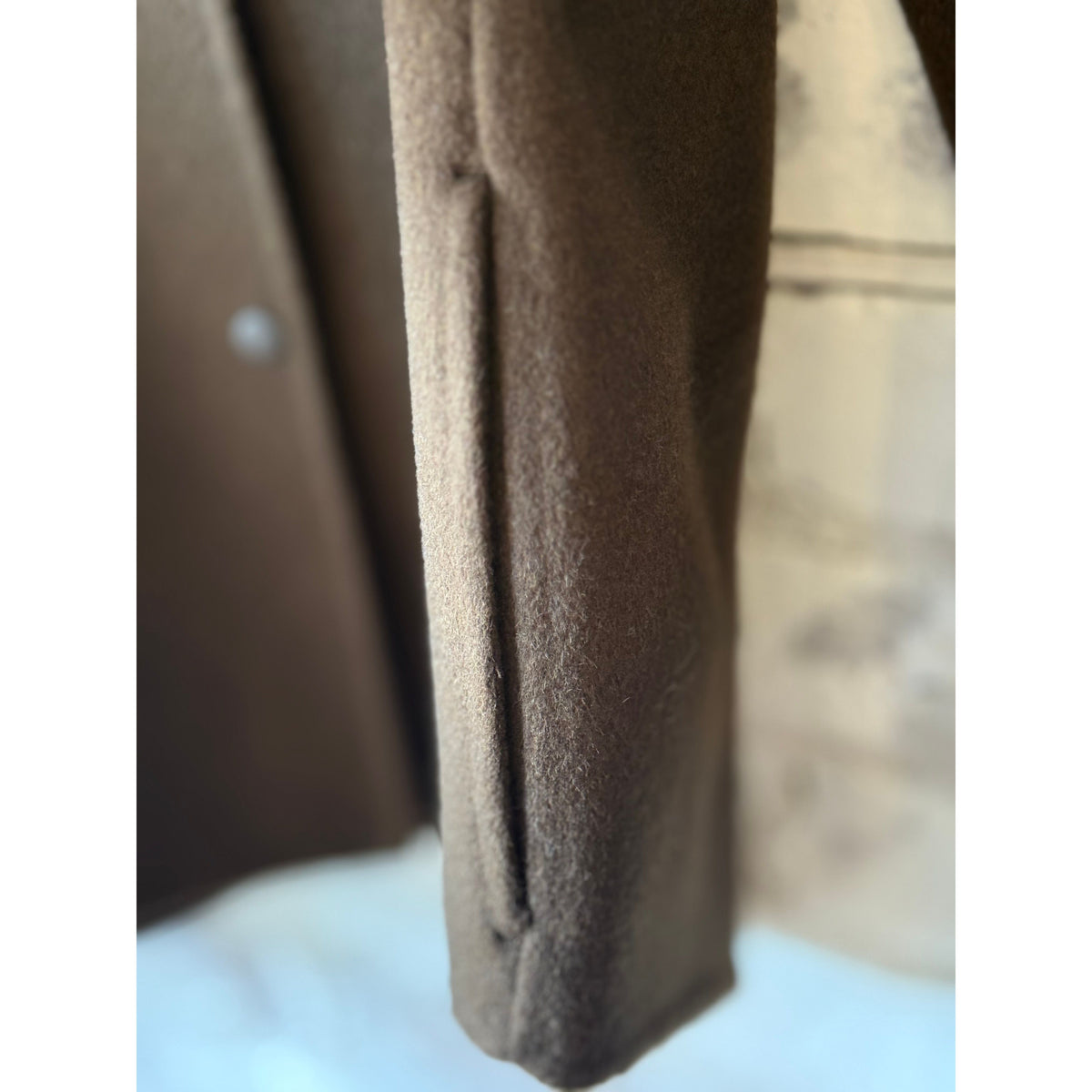 Aspesi Double Face Wool Shirt Jacket - Brown Dark Slate Gray
