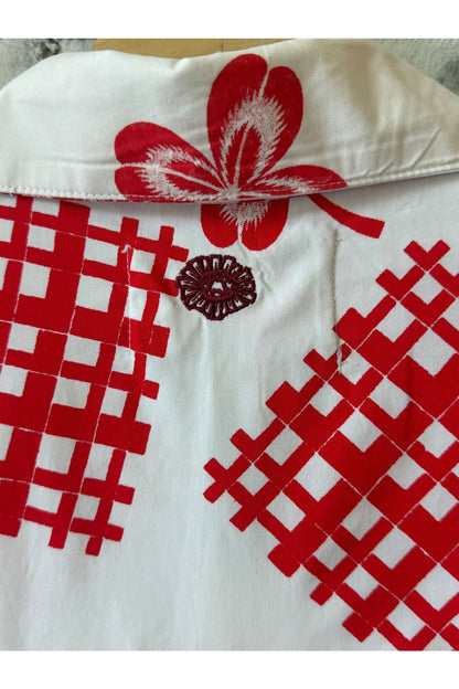 Picnic Cloth Shirt - Red - DUNE + SALT