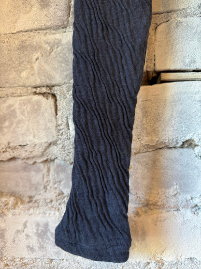 High-Soft Double-Face L/S Crew - Dark Navy