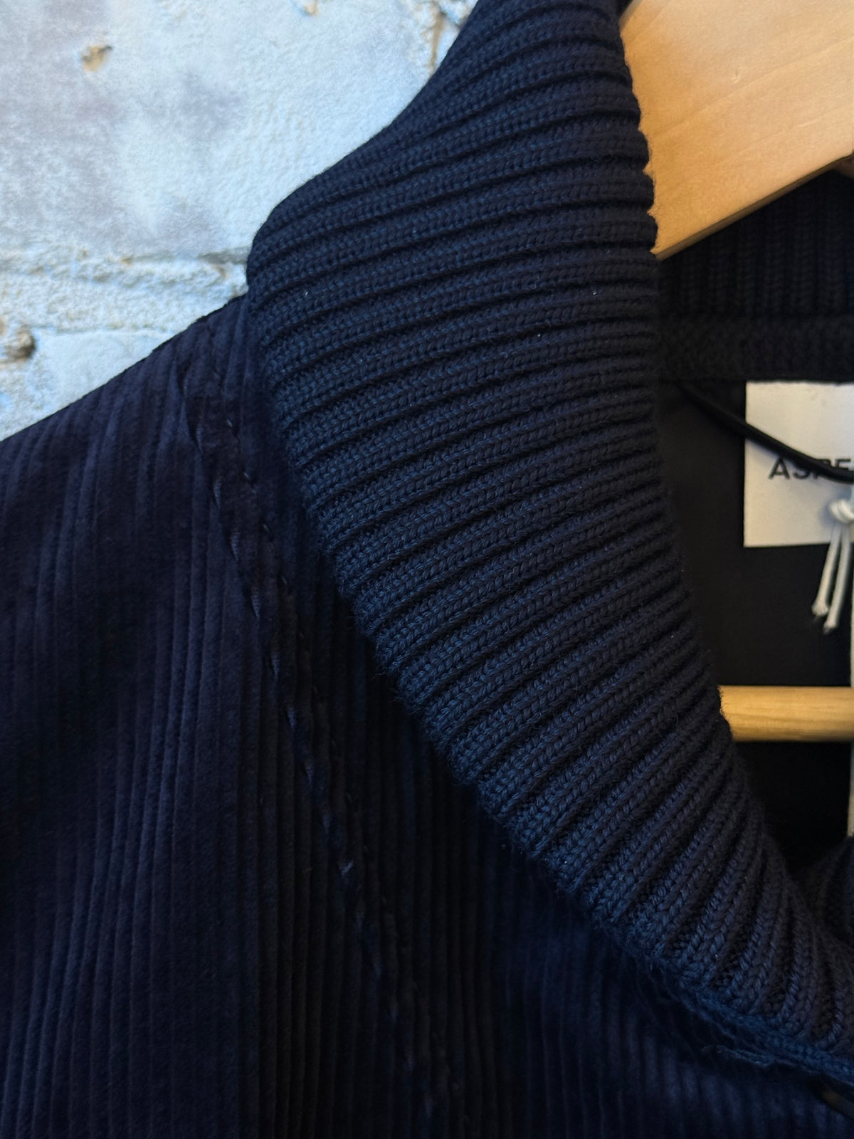 Aspesi Cotton Corduroy Jacket - Navy Black