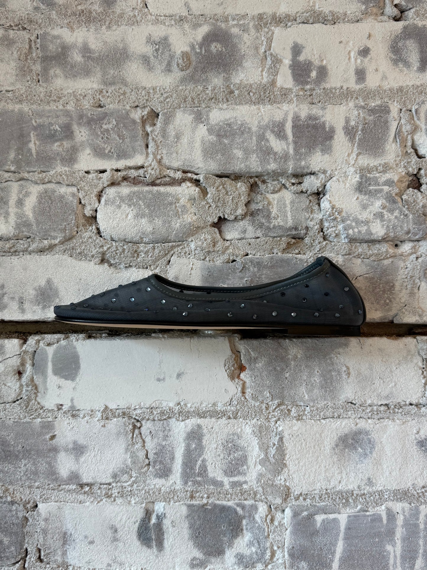 Women's Dear Frances Balla Mesh Crystals steel shoes featuring mesh design and crystal embellishments.