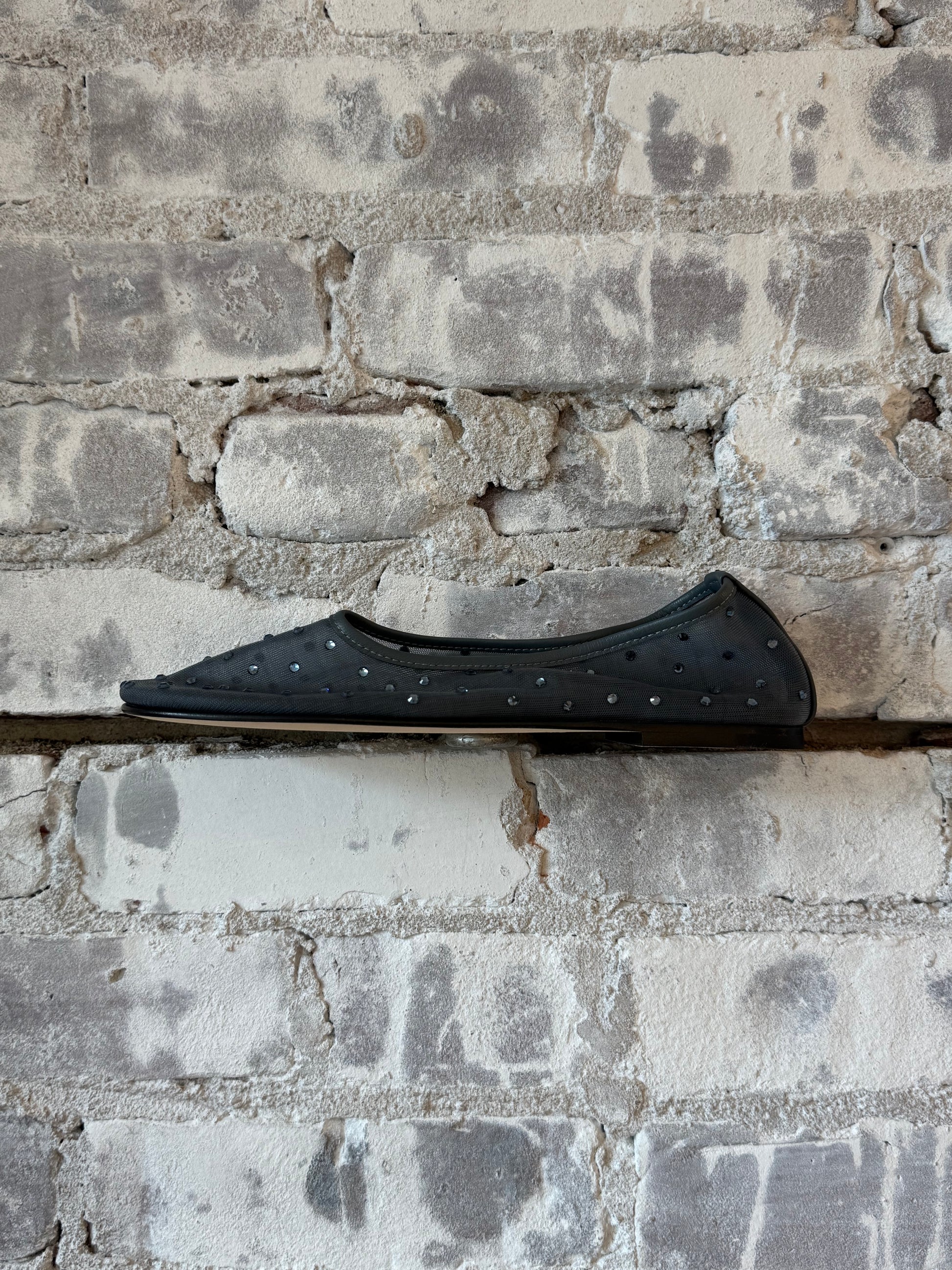 Women's Dear Frances Balla Mesh Crystals steel shoes featuring mesh design and crystal embellishments.