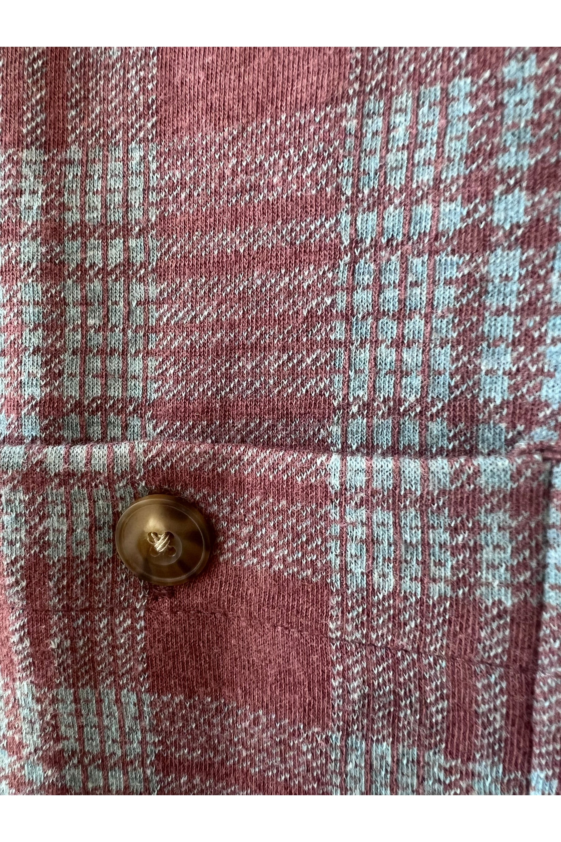 Pacifica Stretch Twill Shirt - Marsala Plaid - DUNE + SALT