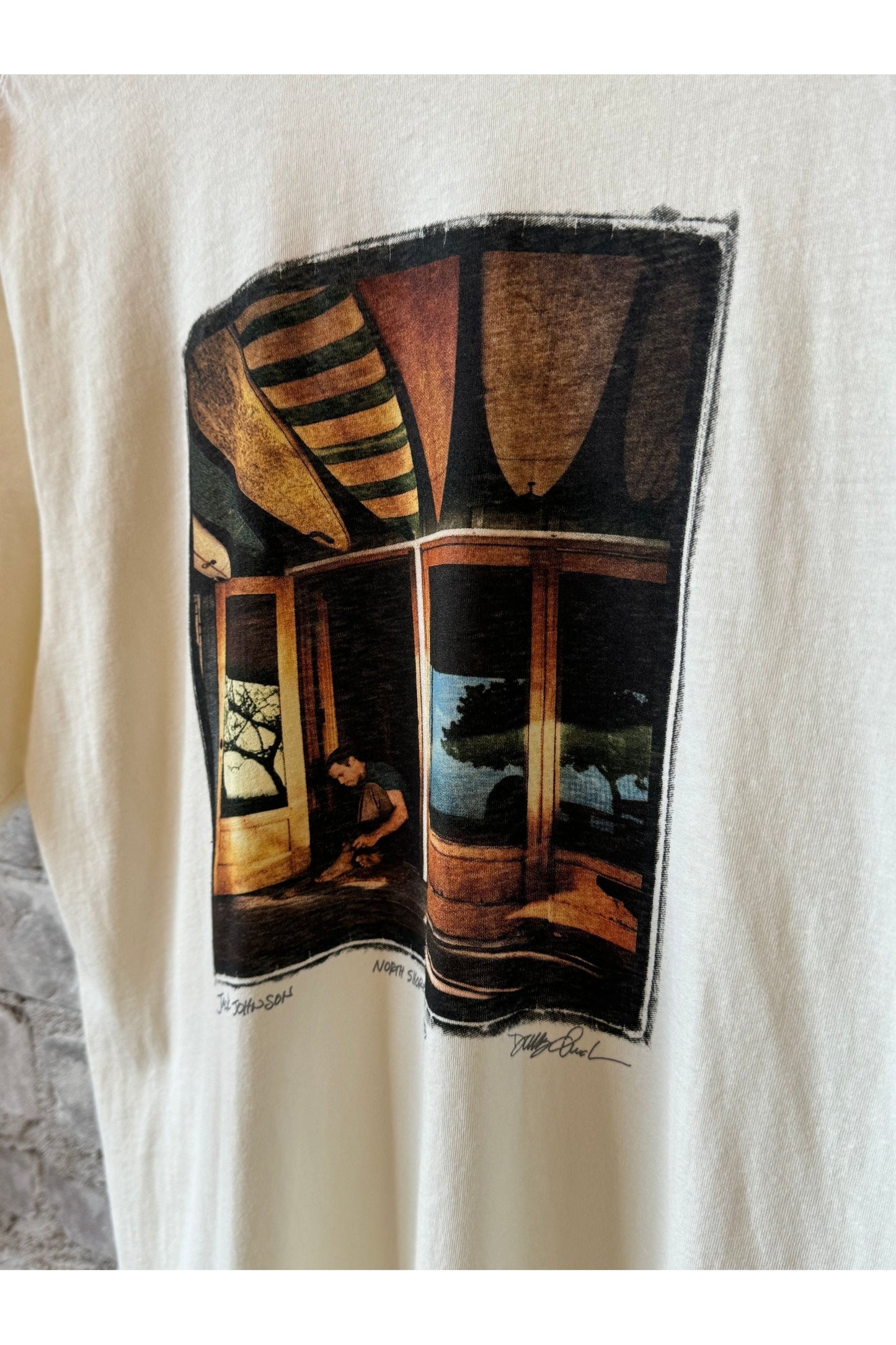 "Jack Johnson" SS Tee - Vintage White - DUNE + SALT