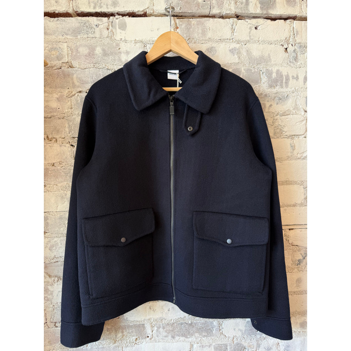 Aspesi Lighting Bomber Jacket - Blue Dark Slate Gray