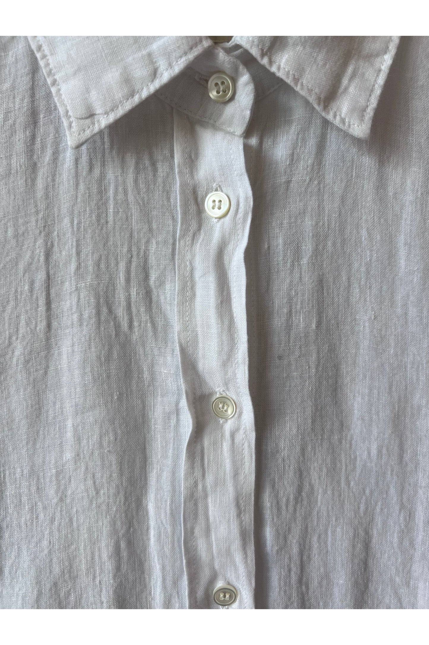 Coraz Linen Shirt - White - DUNE + SALT