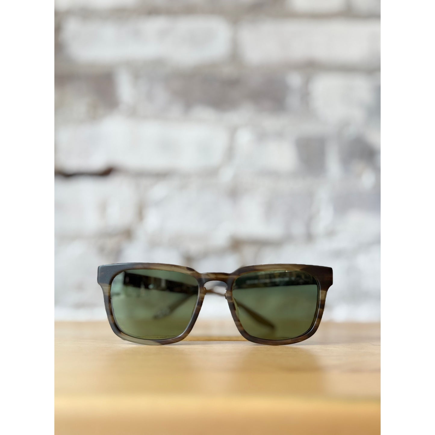 Hamilton x 000 Sunglasses - Matte Cognac / Vintage Green - DUNE + SALT