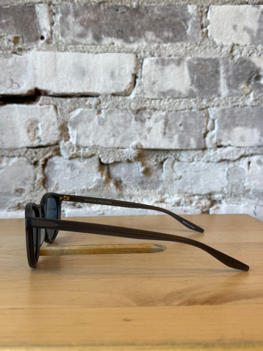 Men's Barton Perreira Banks sunglasses in matte dusk and marine with polarized lenses, stylish and modern eyewear.