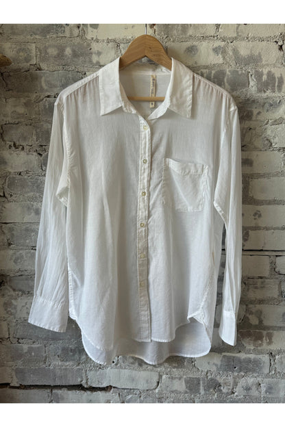 Airy Shirt - White - DUNE + SALT