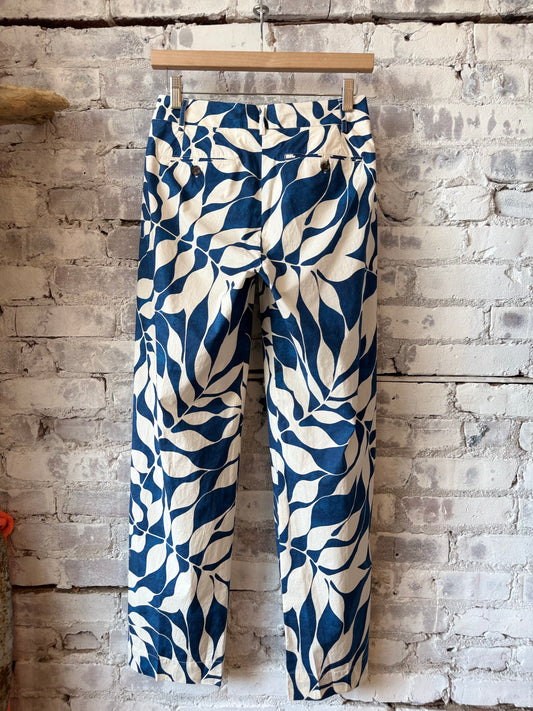Hartford Women's Perf Woven Pant - Raw White/Blue Gray