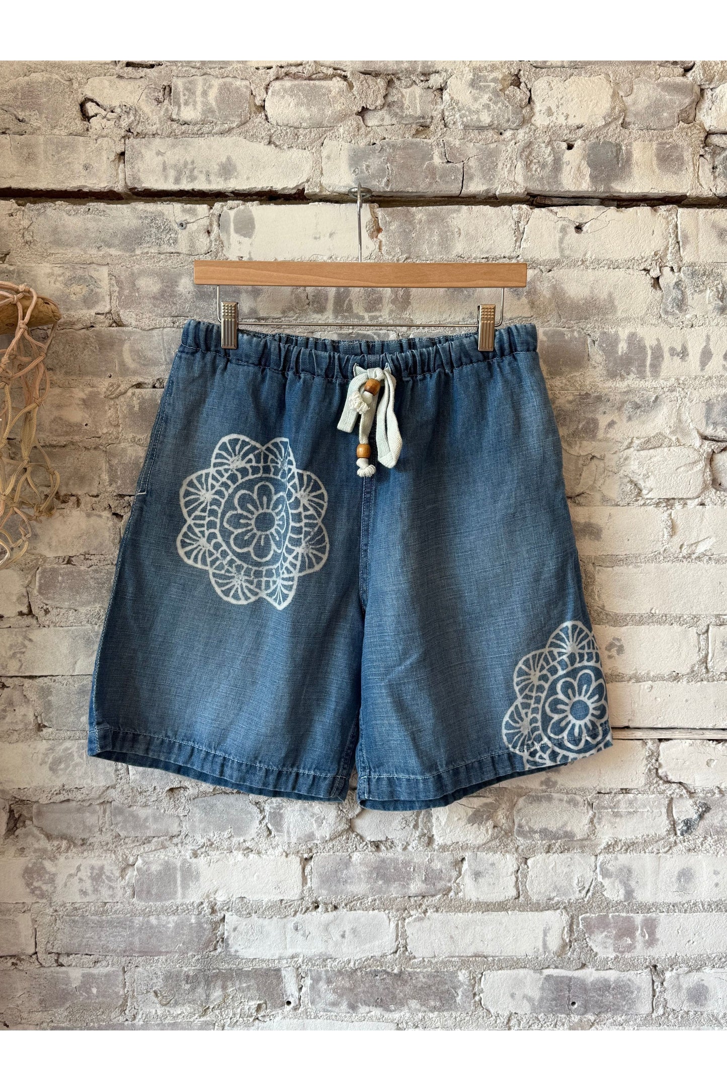 Sunny Afternoon Short - Medallion Print Chambray - DUNE + SALT