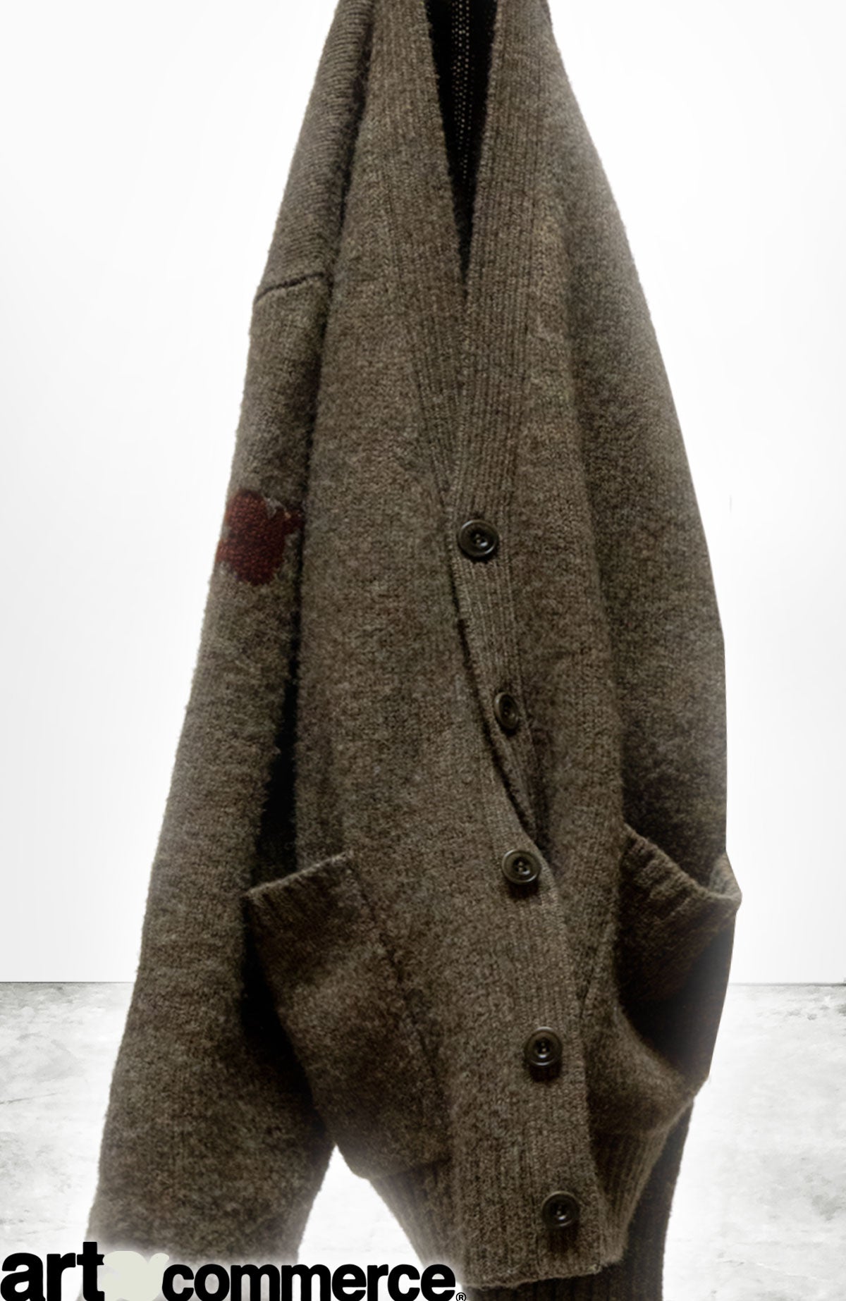 Freecity SUPERYUMM NORWEGIAN WOOL POCKET CARDIGAN - Norwegian Wood White Smoke