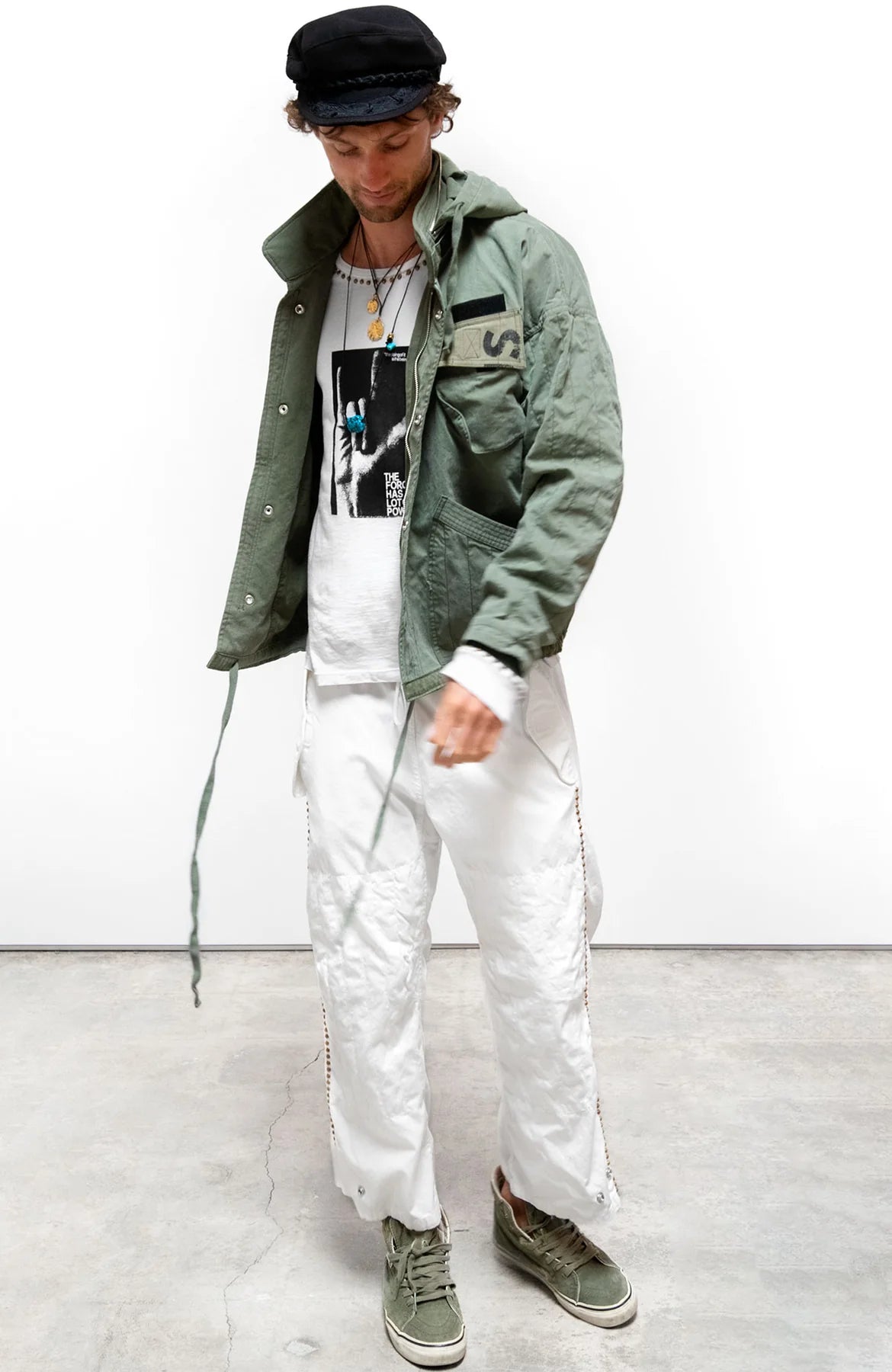 FreeCity RTU SUPERVINTAGE ZIP HOOD JACKET DOVEHOOD - RTU Tent White Smoke