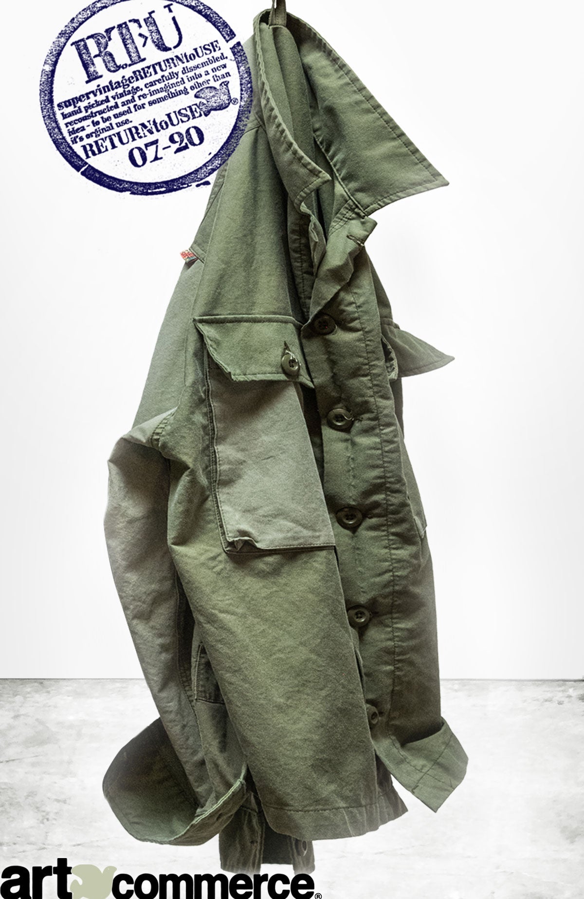RTU WORKSHOP/UNIFORM BIGGY SHIRT - RTU Surplus Green