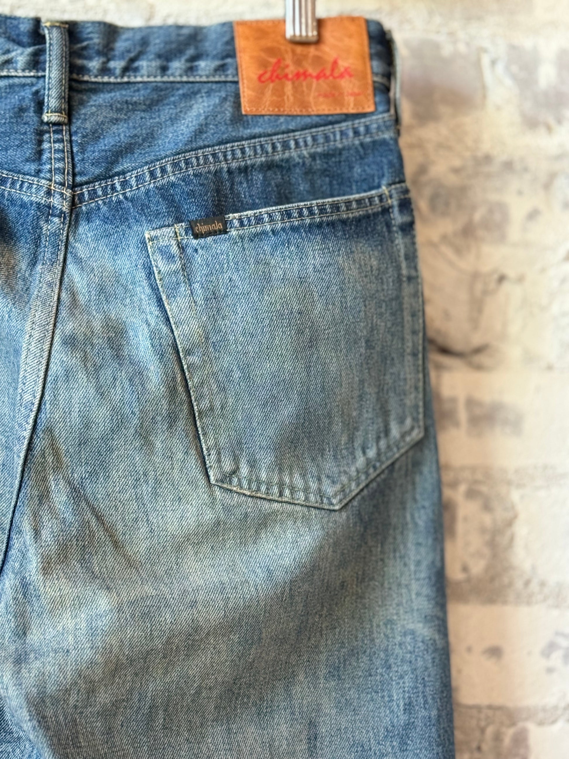 Unisex 13.5oz Selvedge Denim Straight Cut - Dark Engineer - DUNE + SALT