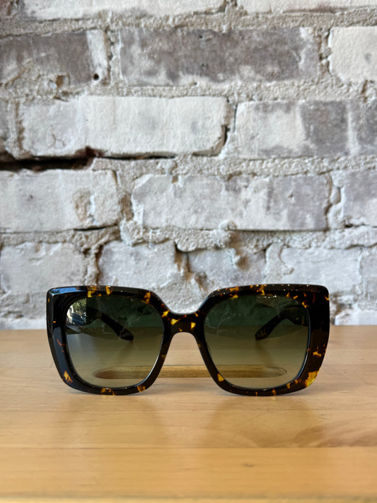 Women's Yasmeen Sunglasses by Barton Perreira in Heroine Chic and Julep styles, featuring bold frames and dark tinted lenses.