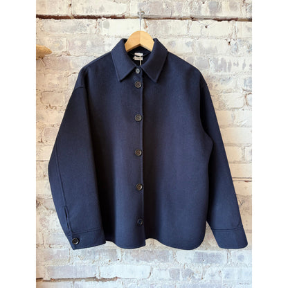 Aspesi Double Wool Jacket - Blue Dark Slate Gray