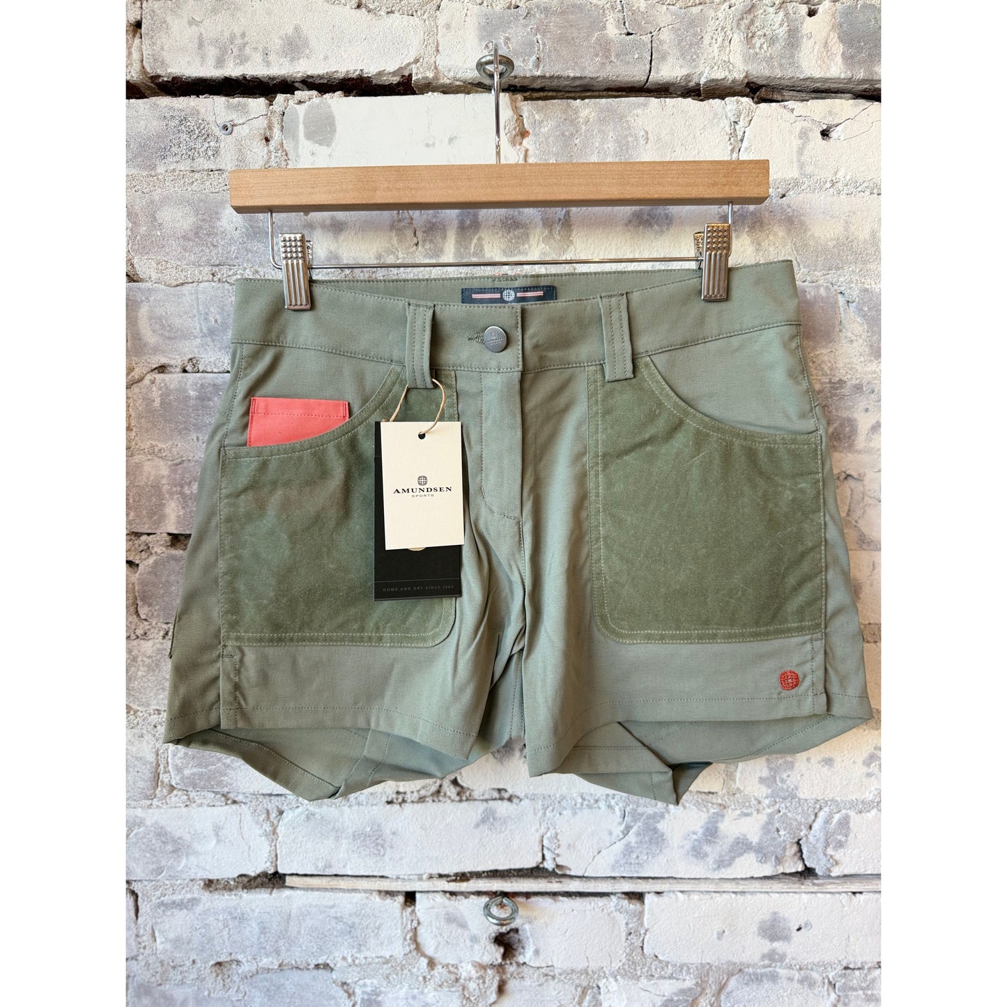 Women's 5incher Field Shorts - Blue Surf/Olive Ash - DUNE + SALT