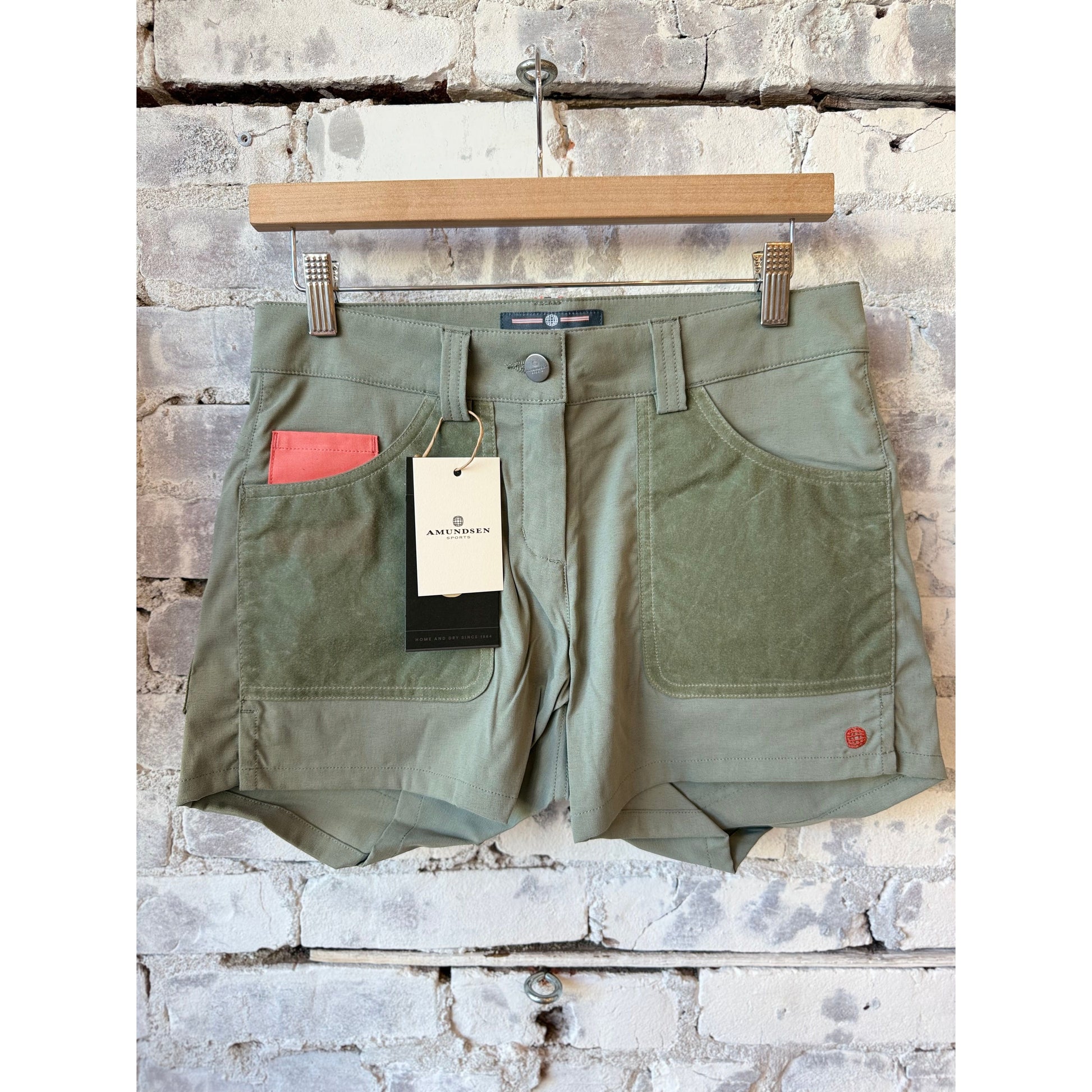 Women's 5incher Field Shorts - Blue Surf/Olive Ash - DUNE + SALT