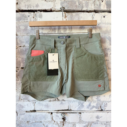 Women's 5incher Field Shorts - Blue Surf/Olive Ash - DUNE + SALT