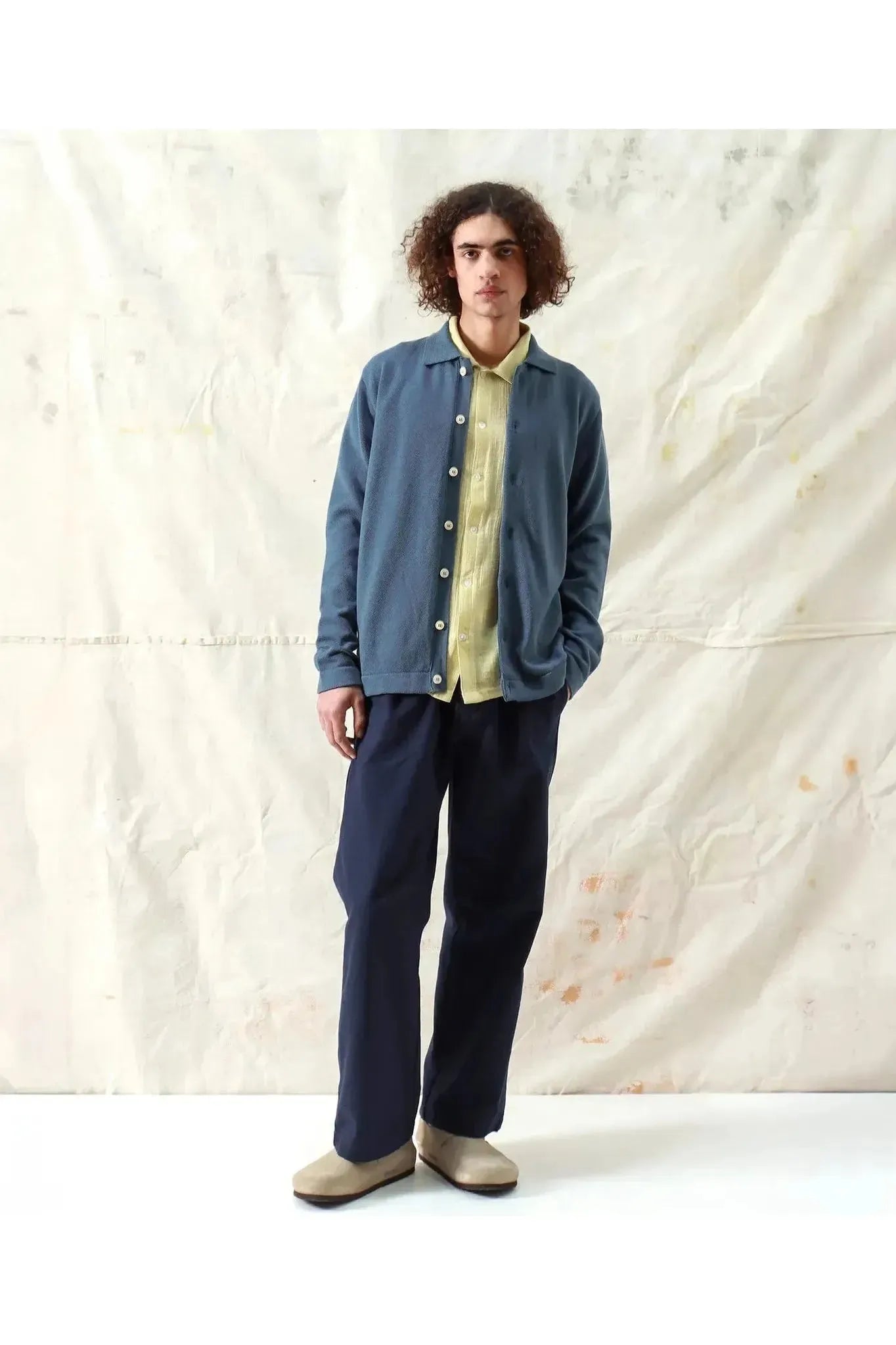 Brewer Cardigan - Aegean Blue - DUNE + SALT