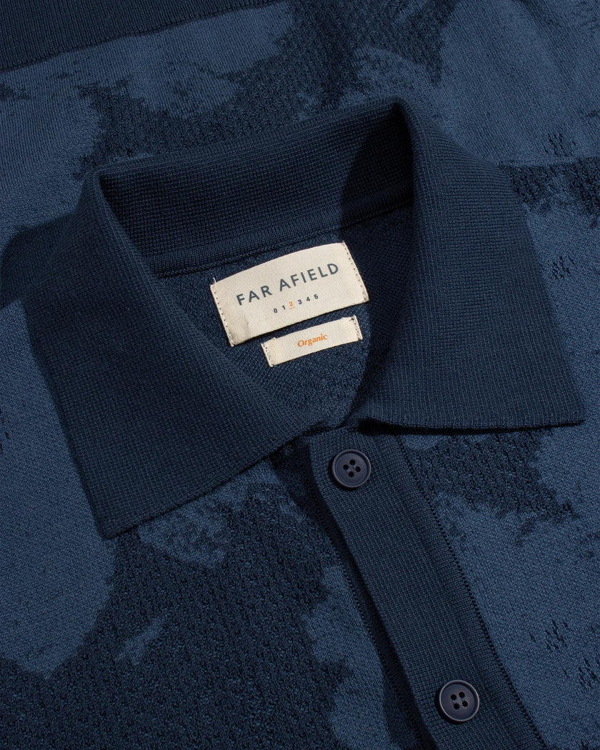 Zig Knitted Shirt - Pixel Floral - DUNE + SALT