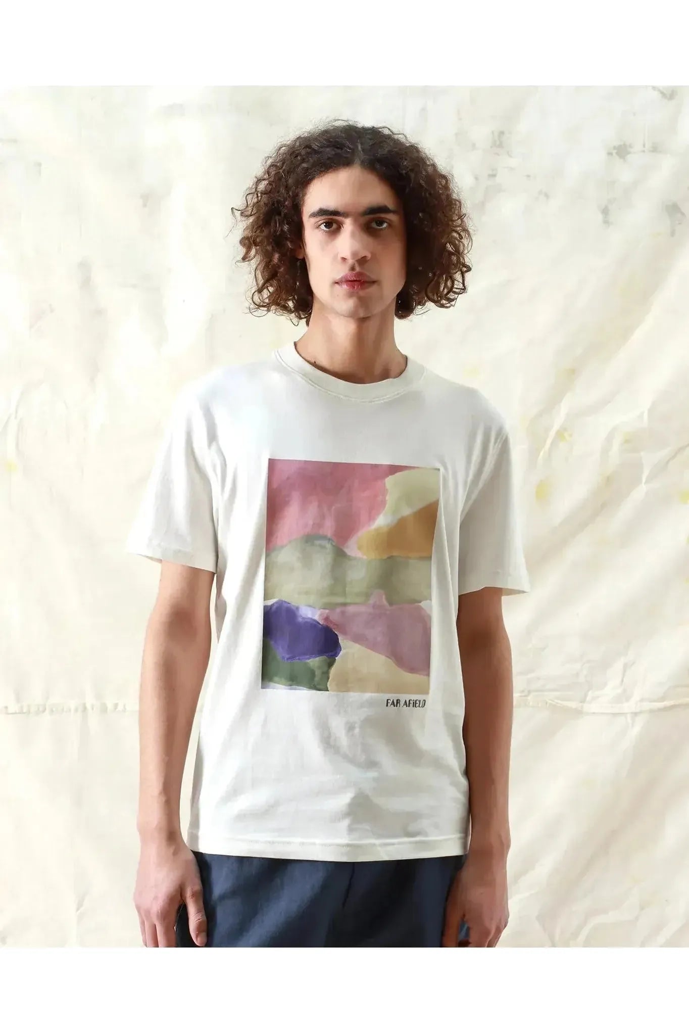 Graphic T-Shirt - Pintura Print Snow White - DUNE + SALT