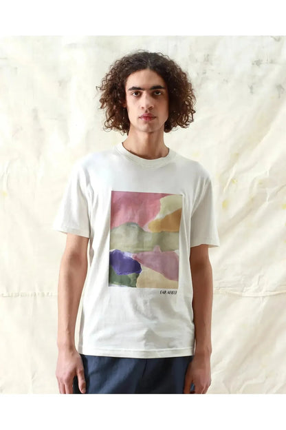 Graphic T-Shirt - Pintura Print Snow White - DUNE + SALT