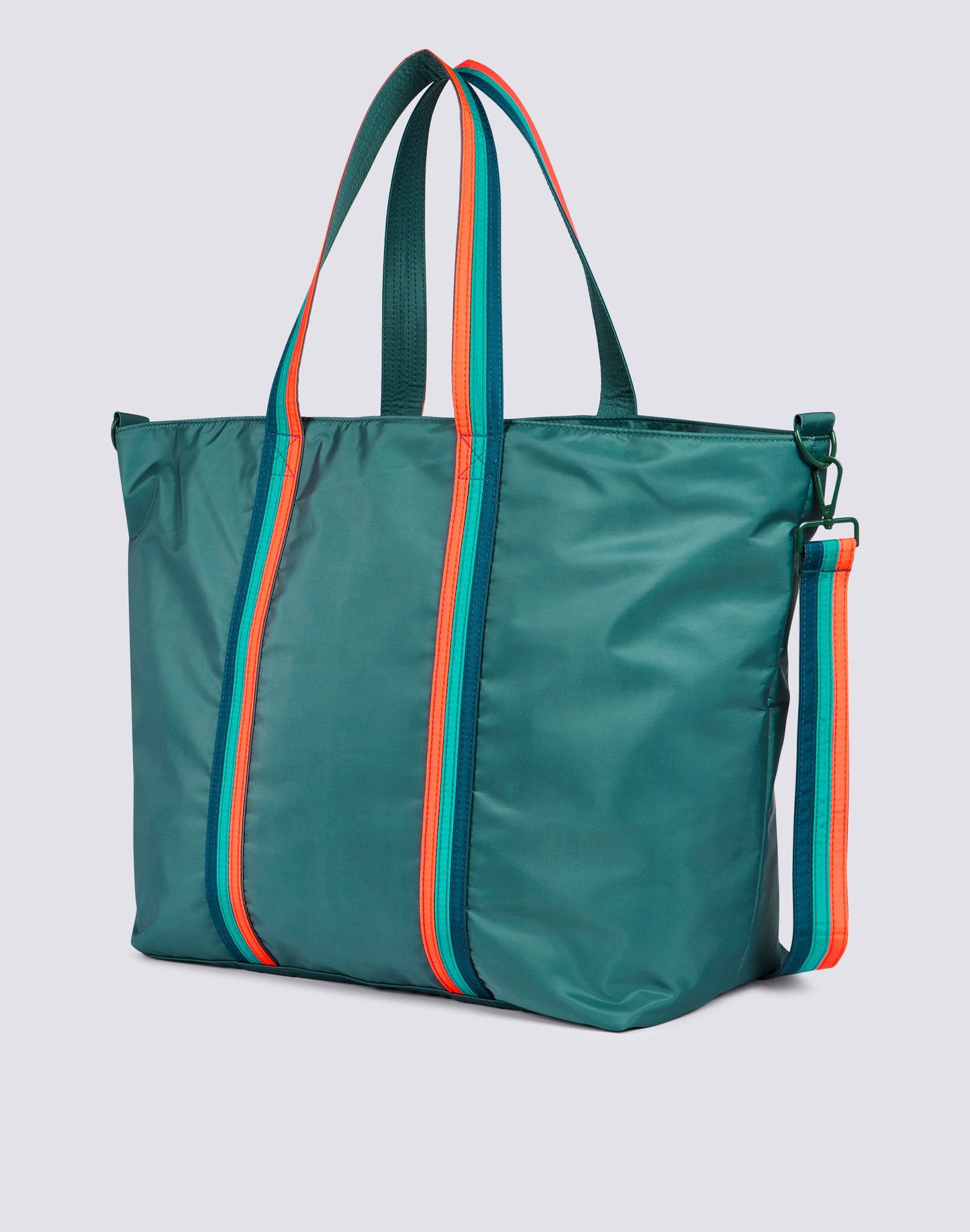 Bon Bag Beach Tote with Rainbow Details - Camo Green