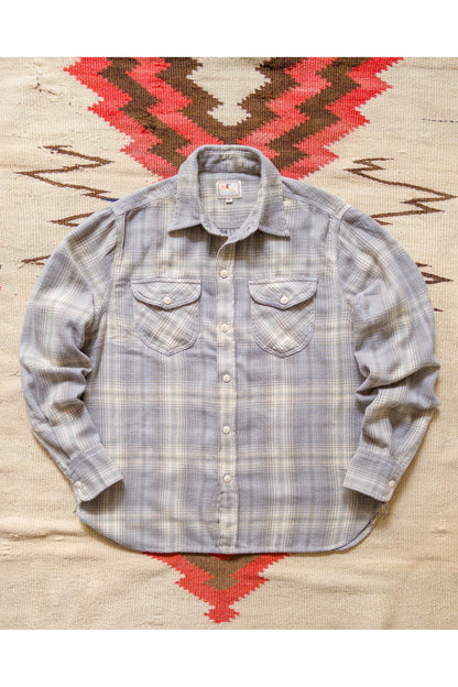 Washed Flannel Workshirt - Late Frost - DUNE + SALT