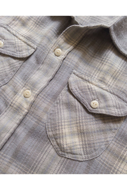 Washed Flannel Workshirt - Late Frost - DUNE + SALT
