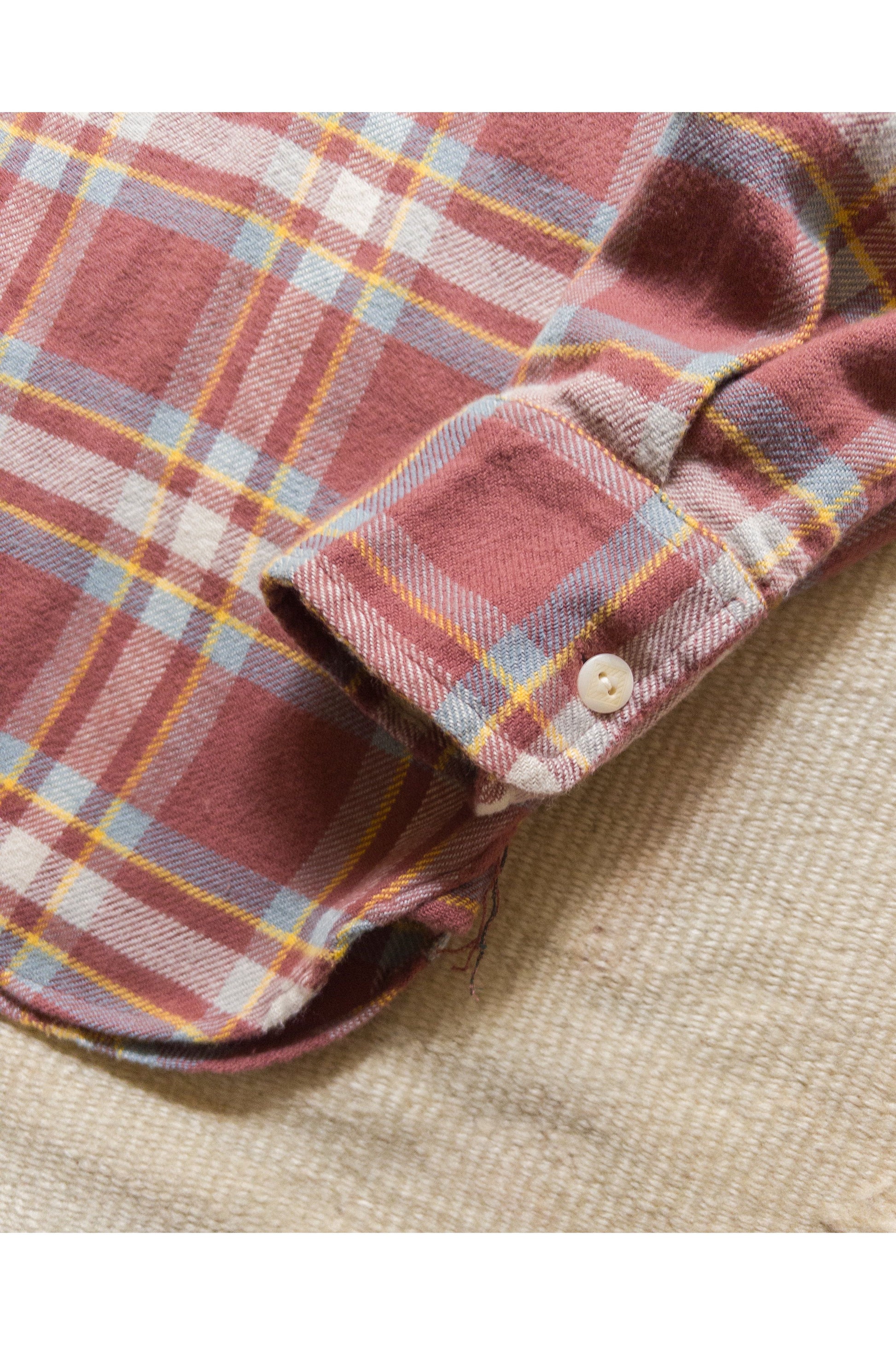 Washed Flannel Workshirt - Autumn Rust - DUNE + SALT