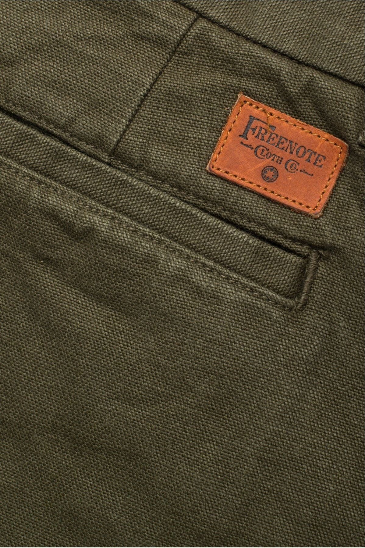 14 Ounce Slub Worker's Chino - Army Green - DUNE + SALT