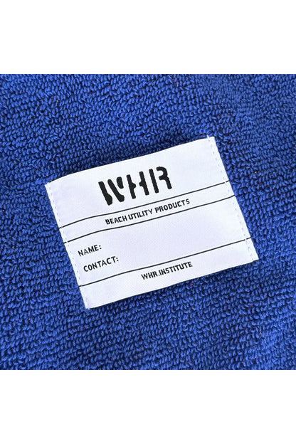 Plumeria Towel - Blue/Red - DUNE + SALT