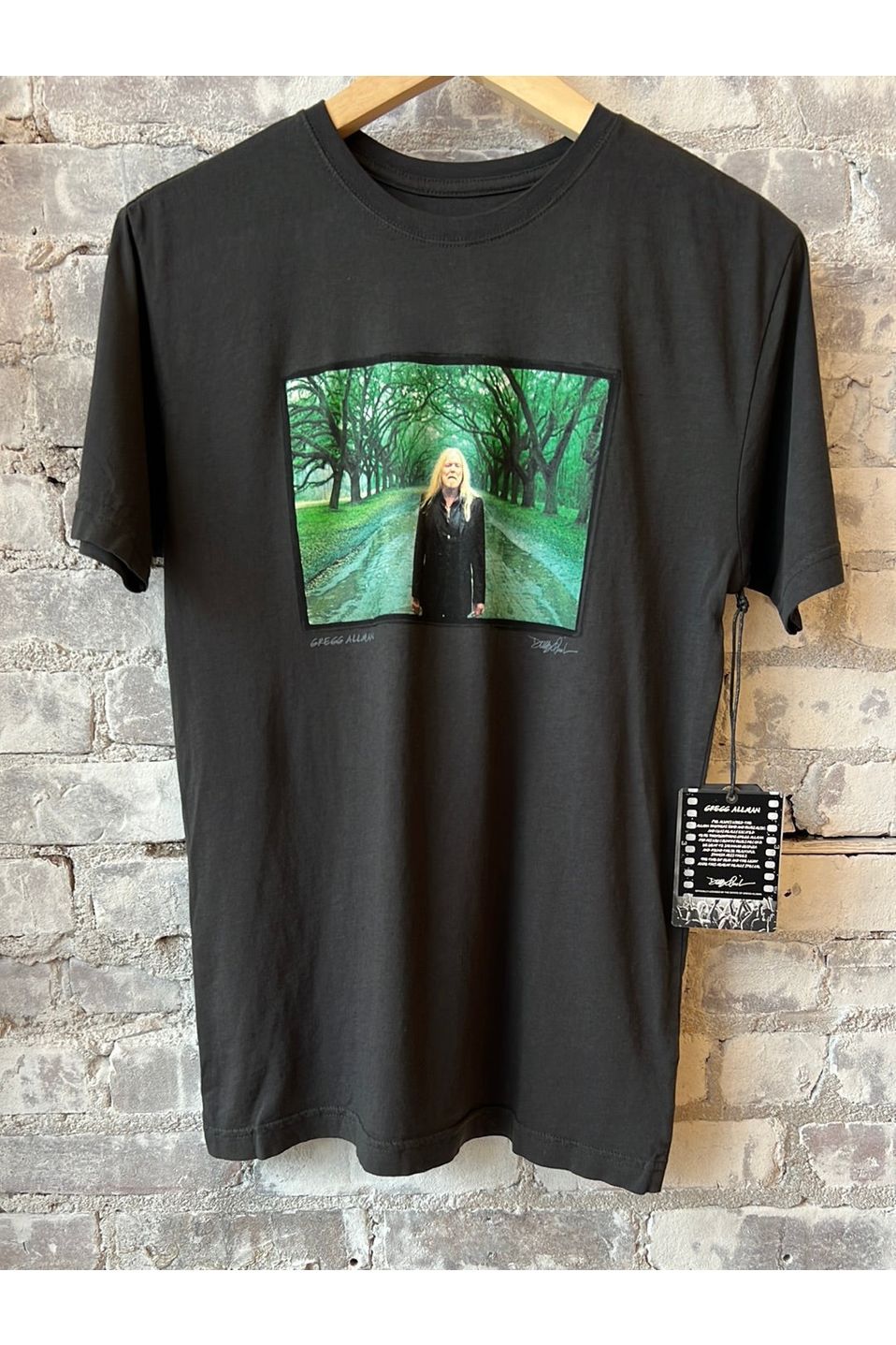 "Gregg Allman Color" SS Tee - Faded Black - DUNE + SALT