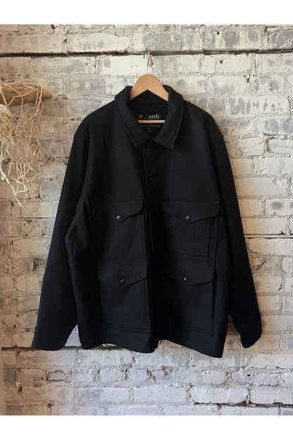 Mackinaw Wool Cruiser Jacket - Black - DUNE + SALT