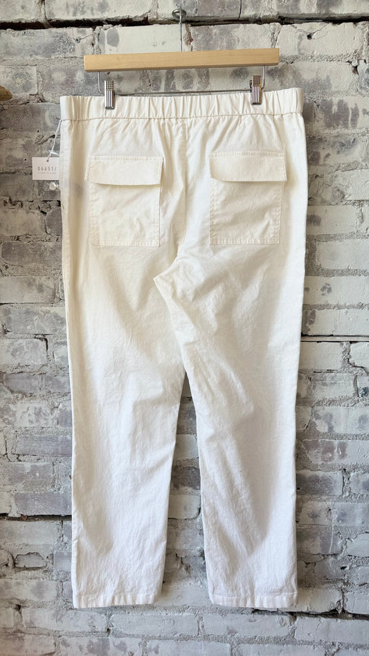 Lico Workwear Pant - White - DUNE + SALT
