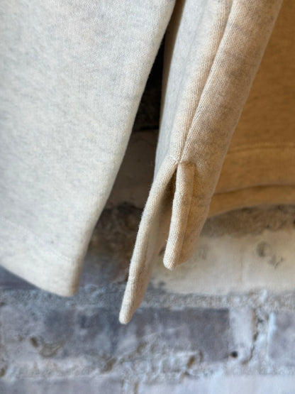 V::Room Cotton Tencel Brushed Fleece Oversized LS Turtleneck - Oatmeal Light Gray