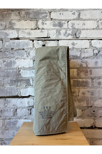 Quilted Utility Throw - Olive - DUNE + SALT