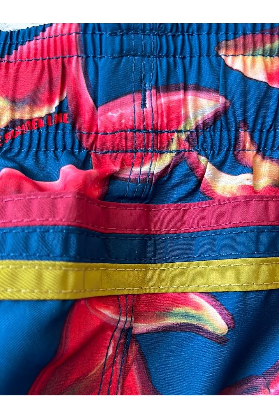 Repreve Printed Swim Suit - "Draw the Sundek Line" Abyss - DUNE + SALT