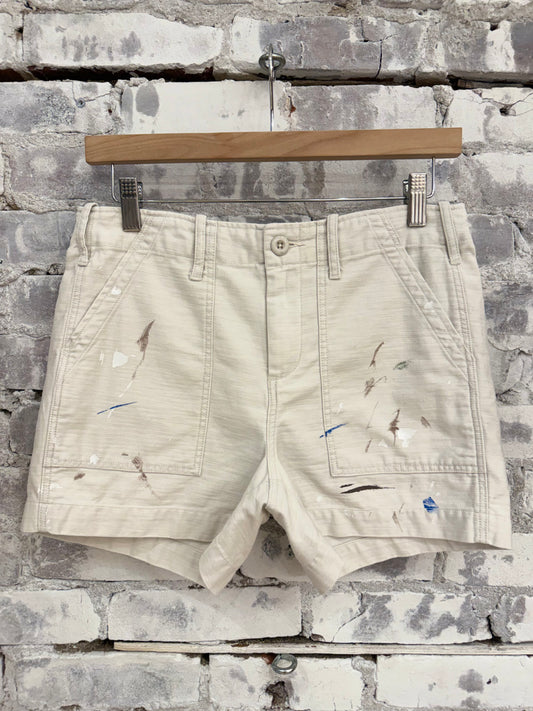 Surplus Short Shorts - Paint Splatter Canvas - DUNE + SALT