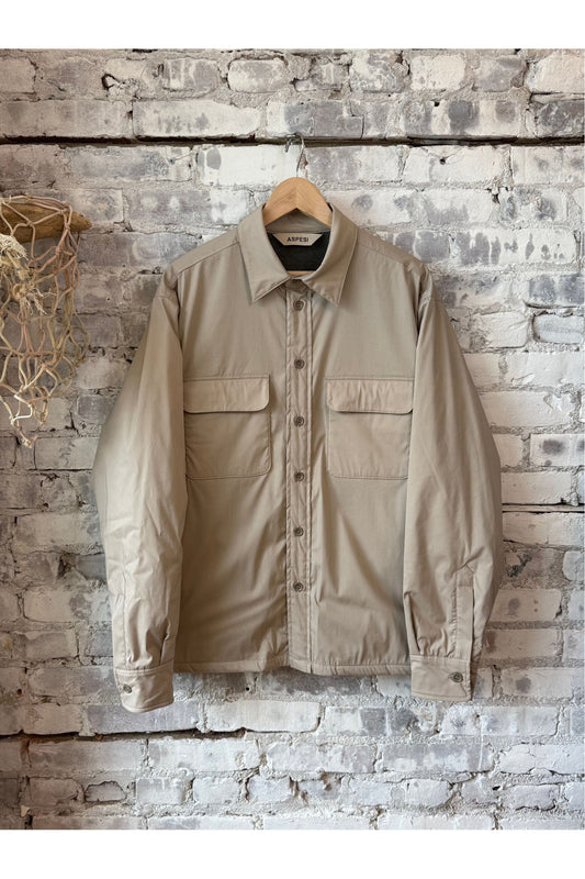 Yoshitaka Cotton/Nylon Shirt Jacket - Colonial Beige - DUNE + SALT