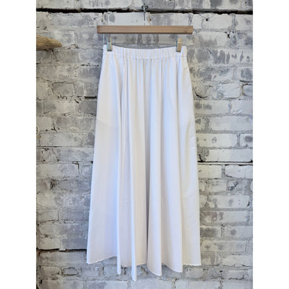Nylon Poplin Stretch Skirt - White - DUNE + SALT