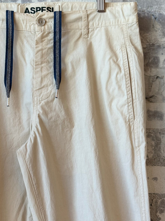 Poplin Chino Trousers - Stone - DUNE + SALT